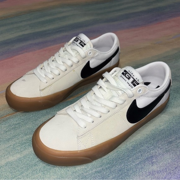 Nike SB Zoom Blazer Low Pro GT Skate Shoes in White Gum Mens 6.5 / women’s 8